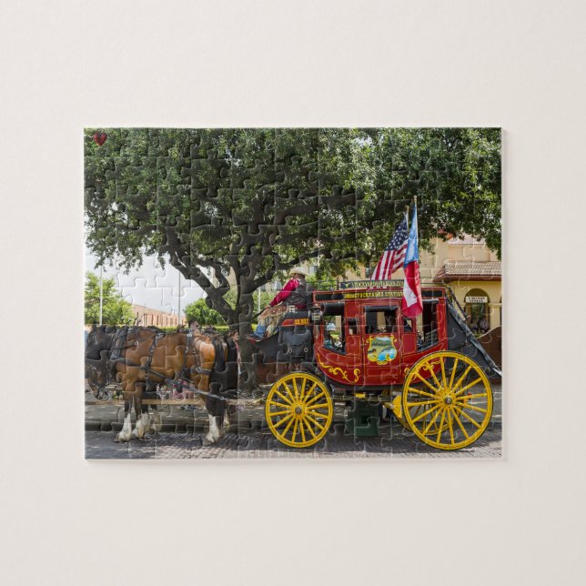 Puzzle Old Stagecoach Texas (Horizontal)
