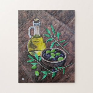 Puzzle Olivas de Andalucía Pintura de Alfred Fox
