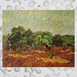 Puzzle Olive Grove, cielo azul pálido de Vincent van Gogh