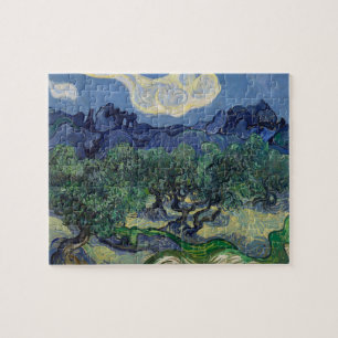 Puzzle Olivos con los Alpilles de Vincent van Gogh