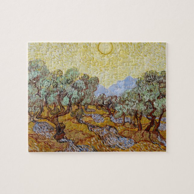 Puzzle Olivos de Vincent van Gogh el |, 1889 (Horizontal)