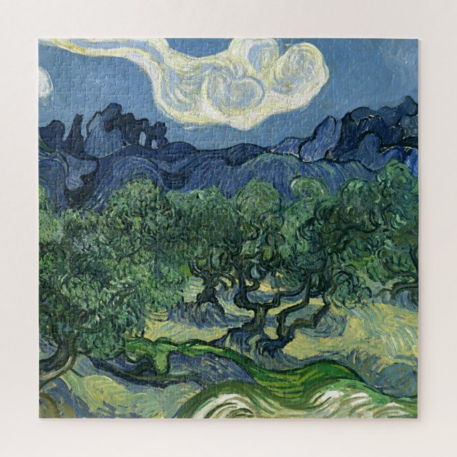 Puzzle Olivos por Van Gogh Pintura Art (Vertical)