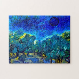 Puzzle Olivos Starry Night Style