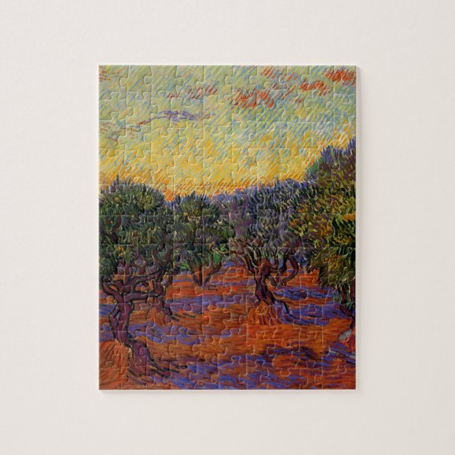 Puzzle Olivos - Vincent van Gogh (Vertical)