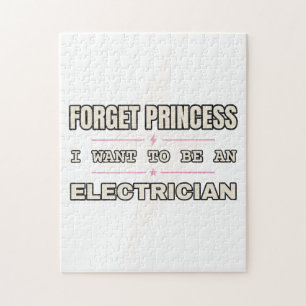 Puzzle Olvídate de Princesa, Sé Electricista — Rompecabez