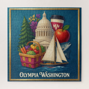Puzzle Olympia Viajes por el Pacífico Noroeste