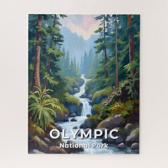 Puzzle Olympic National Park | Washington Travel (Vertical)