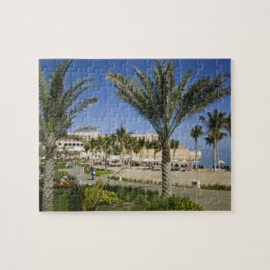 Puzzle Omán, Mascate, Al, Jissah. Shangri, La Barr Al,