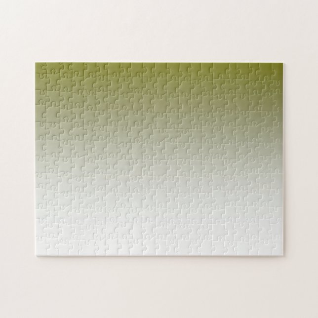 Puzzle Ombre blanco verde oliva (Horizontal)