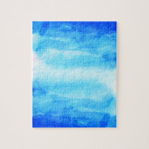 Puzzle Ombre de color azul