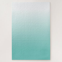 Puzzle Ombre de degradado Verde azulado desafiante