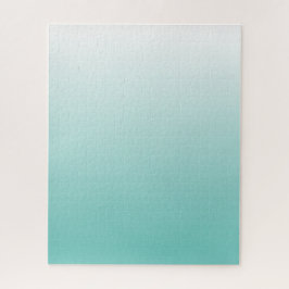 Puzzle Ombre de degradado Verde azulado desafiante