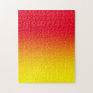 Puzzle Ombre rojo y amarillo brillante moderno