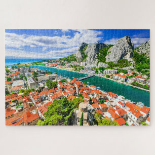 Puzzle Omis Riviera en Dalmacia, Croacia