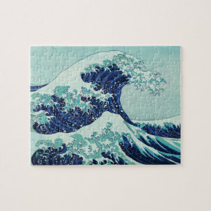 Puzzle Ondas azules de Hokusai