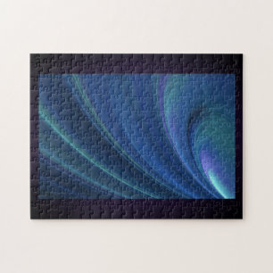Puzzle Ondas Blandas De Arena Azul Y Verde