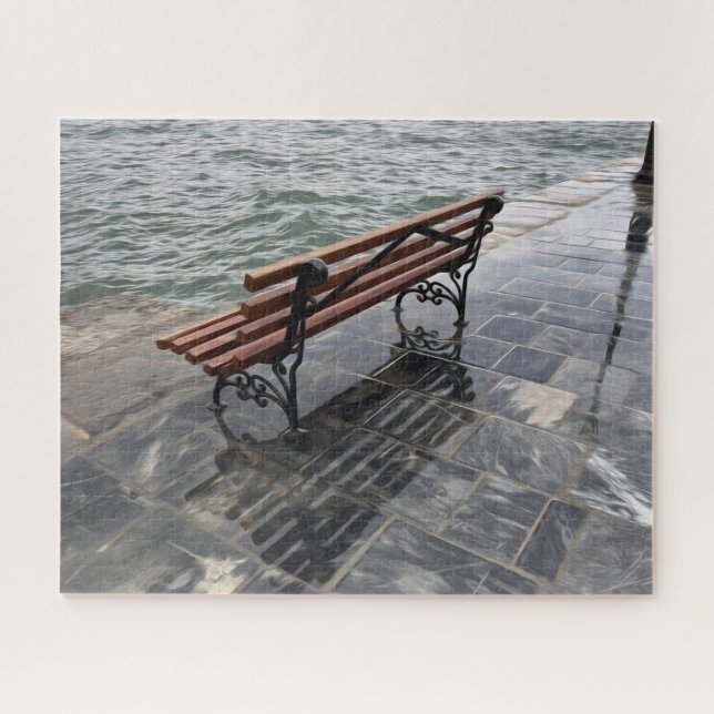 Puzzle Ondas en la costa (Horizontal)