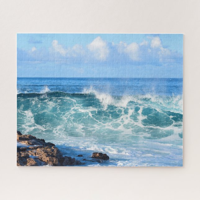 Puzzle Ondas oceánicas en Hawái - 16 x 20 pulgadas (Horizontal)