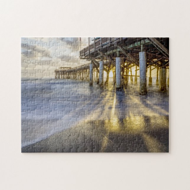 Puzzle Ondas Suaves En El Cocoa Pier (Horizontal)