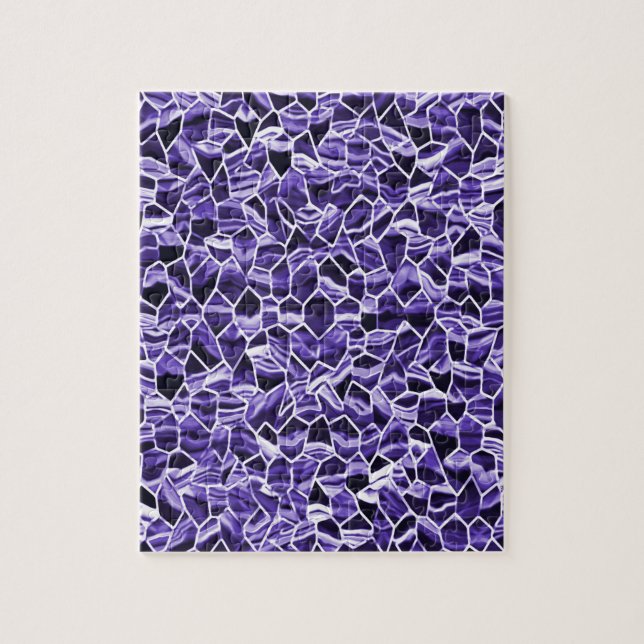 Puzzle ondeando en morado...... (Vertical)