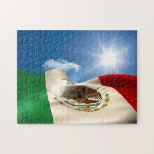 Puzzle Ondulación generada Digital de la bandera de