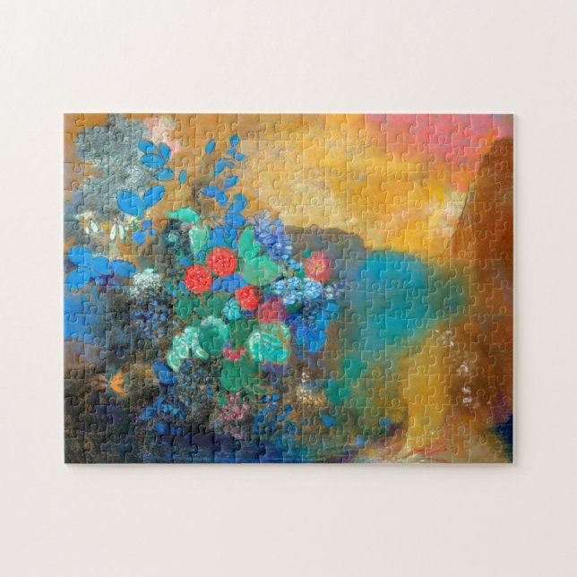 Puzzle Ophelia entre las flores, Redon (Horizontal)