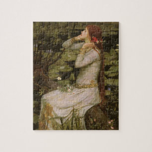 Puzzle Ophelia por el estanque de John William Waterhouse