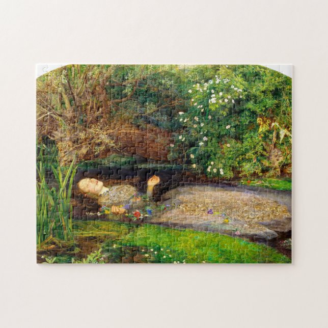 Puzzle Ophelia por Sir William Everett Millais (Horizontal)