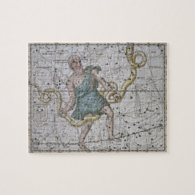 Puzzle Ophiuchus o Serpentarius, 'de un atlas celestial (Horizontal)