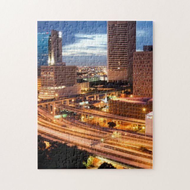 Puzzle Opinión céntrica de la ciudad (Vertical)