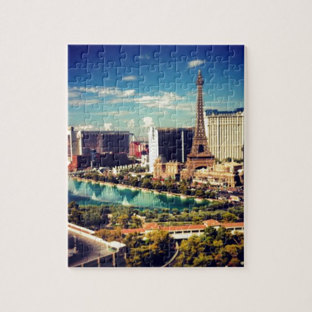 Puzzle Opinión de la tira de Las Vegas (Vertical)
