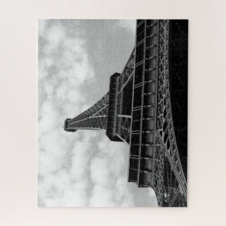 Puzzle Opinión de la torre Eiffel del bramido - blanco y