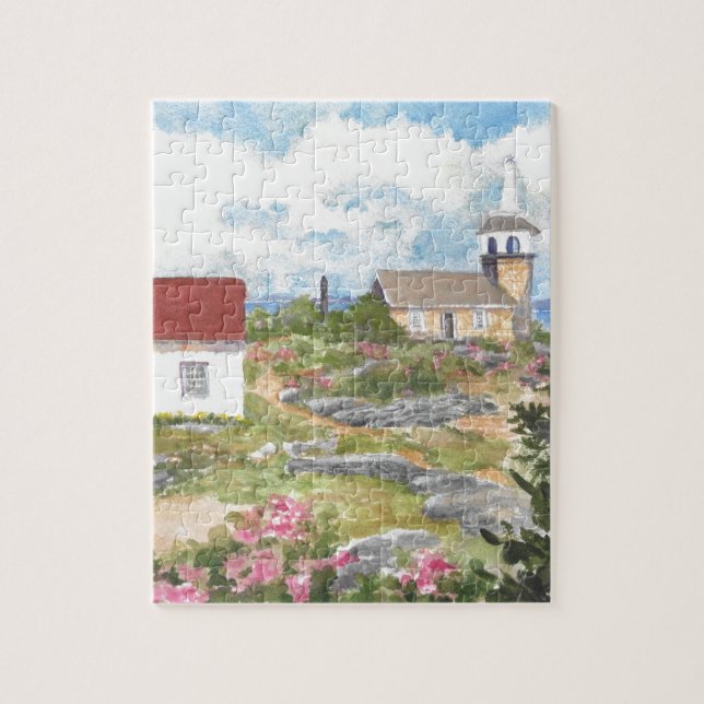 Puzzle Opinión de sitio de la isla de la estrella una (Vertical)