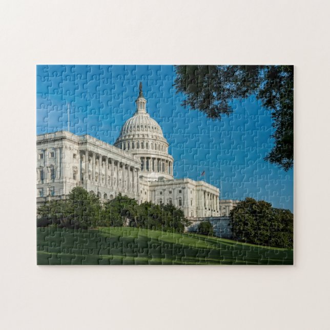 Puzzle Opinión del oeste del edificio del capitolio (Horizontal)