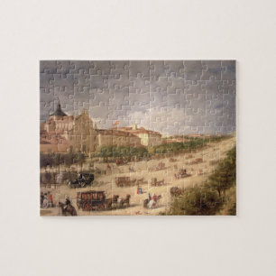 Puzzle Opinión el Calle de Alcala, Madrid (aceite en lon