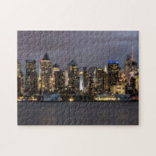 Puzzle Opinión panorámica de la última hora de la tarde