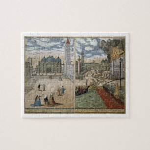 Puzzle Opinión San Marco, y el Palazzo Ducale en el