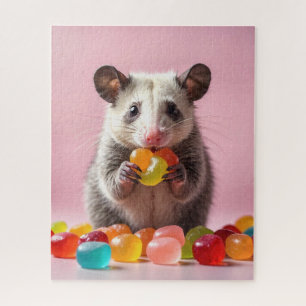Puzzle Opossum Comating Gummy Swee