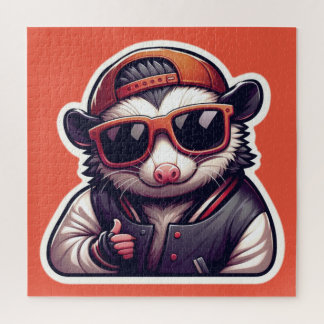 PUZZLE OPOSSUM EN VARSITY JACKET 2
