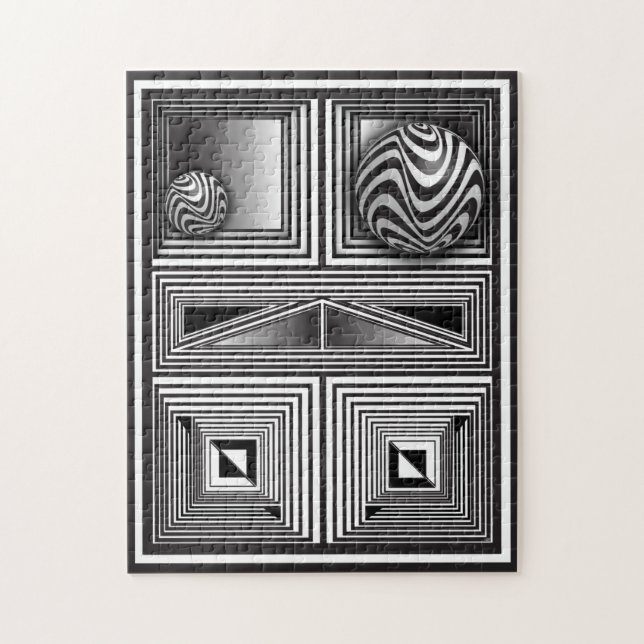 Puzzle Óptica a través de formas (Vertical)