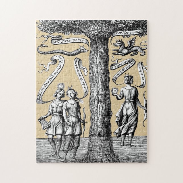 Puzzle Opuestos unidos por conjunción en alquimia (Vertical)