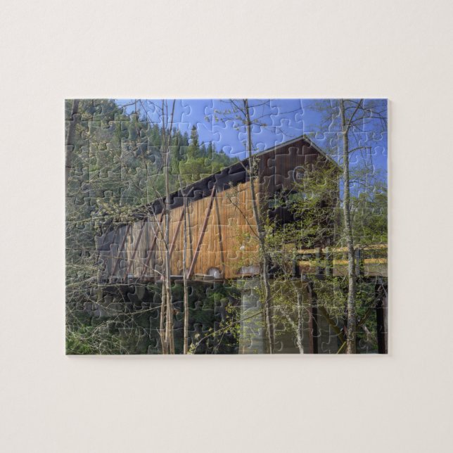 Puzzle OR, Condado de Jackson, McKee Covered Bridge (Horizontal)