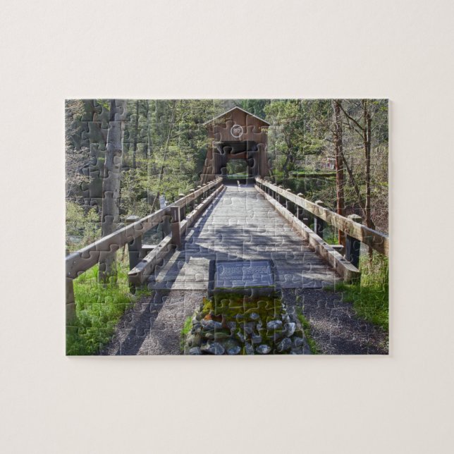 Puzzle OR, Condado de Jackson, McKee Covered Bridge (Horizontal)