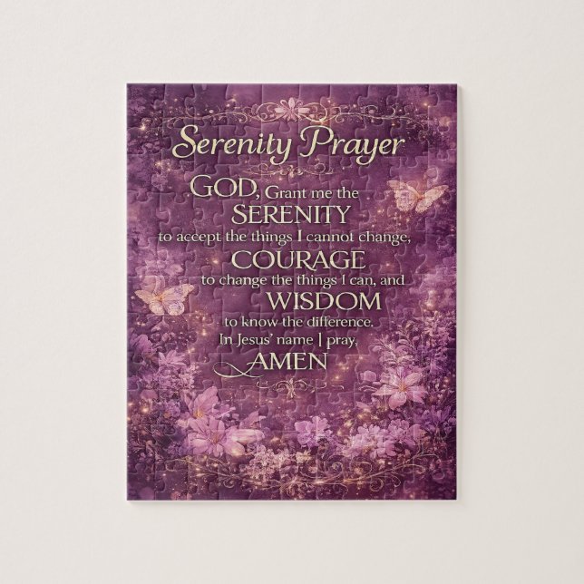 Puzzle Oración de la Serenidad (Vertical)