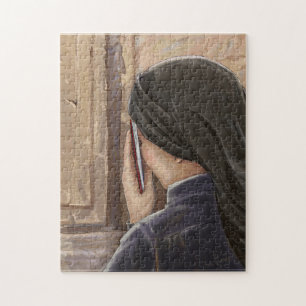 Puzzle Oración de mujeres Muro Occidental Jerusalén Israe