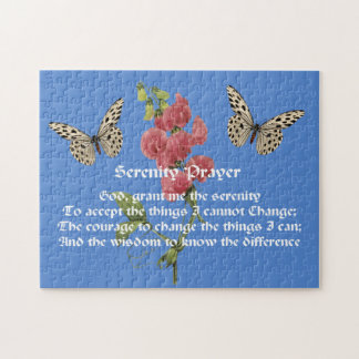 Puzzle Oración De Serenidad Y Mariposa