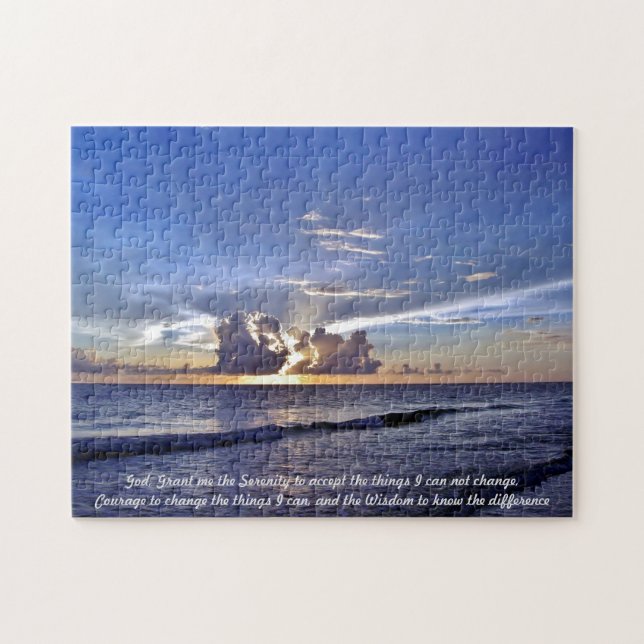 Puzzle Oración de Serenity - Beach Sunset (Horizontal)