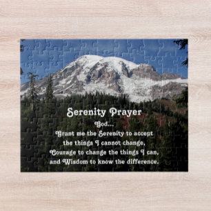 Puzzle Oración Serenidad Inspiradora Monte Rainier