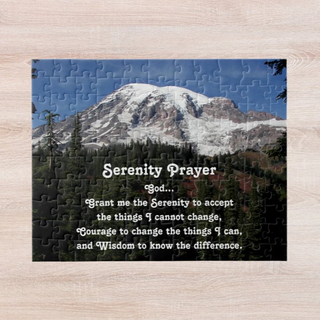 Puzzle Oración Serenidad Inspiradora Monte Rainier (In Situ)