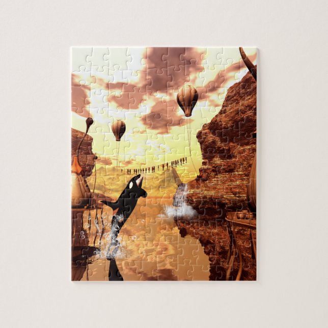 Puzzle Orca impresionante (Vertical)